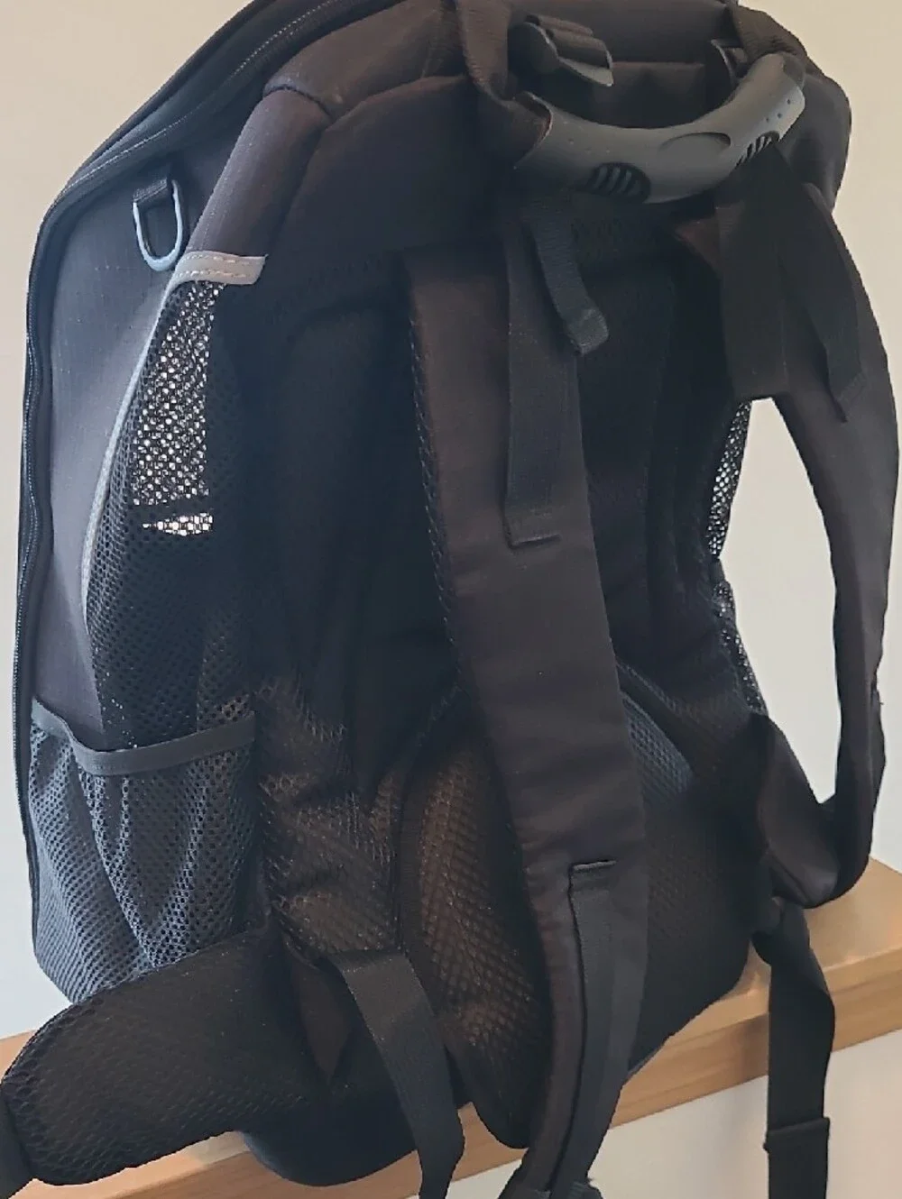 Petsfit Black and Gray Pet Carrier Backpack